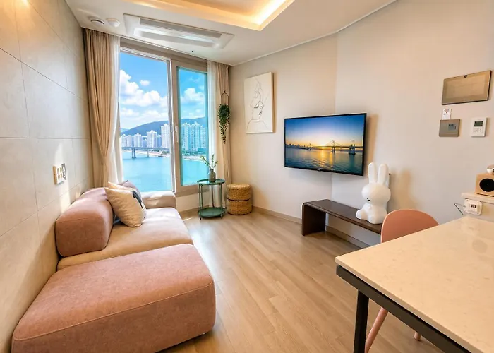 Appartement 광안리 봄봄하우스 #무료주차, 헬스&사우나 Busan